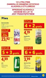 Lidl gazetka tydzień 41 Strona 75: Piwo Żywiec 8-pak €23,92