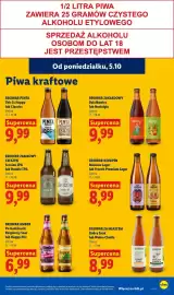 Lidl gazetka tydzień 41 Strona 77: Piwo Browar Kingpin Mexican Lager €8,99, Piwo Browar Zamkowy Cieszyn Session IPA €9,99