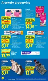 Lidl gazetka tydzień 41 Strona 84: Podpaski Perfecta Ultra blue Bella €6,39, Pasta do zębów XXL Aquafresh €6,99
