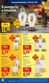 Lidl gazetka tydzień 41 Strona 90: Znicz Diament €6,79, Znicz z krzyżem €12,79