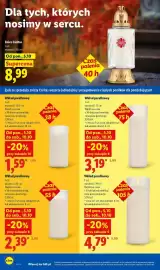 Lidl gazetka tydzień 41 Strona 92: Wkład parafinowy 10,5 cm €1,59, Wkład parafinowy 13 cm €2,39