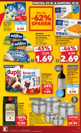 Kaufland Prospekt woche 41 Seite 17: ELO Topfset »Galant« €59,99, Kinder Riegel oder DUPLO €1,99