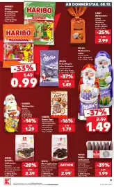 Kaufland Prospekt woche 41 Seite 19: WEISS Mini-Lebkuchen €2,99, Kinder Bueno Eggs €1,79