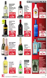 Kaufland Prospekt woche 41 Seite 49: CAVINO Imiglykos €2,39, YELLOW TAIL Shiraz €4,49