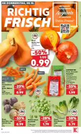 Kaufland Prospekt woche 41 Seite 8: Dtsch. Rote Bete oder Sellerie €0,99, Dtsch. Mini-Romana-salat €0,79