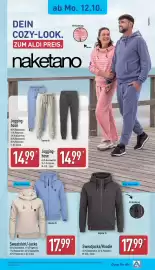 Aldi Nord Prospekt woche 42 Seite 15: Sweatshirt/-jacke €17,99, Jogging-hose €14,99