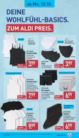 Aldi Nord Prospekt woche 42 Seite 19: UP2FASHION Slips €3,99, UP2FASHION Retropants €6,99