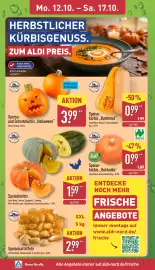 Aldi Nord Prospekt woche 42 Seite 2: Speisekartoffeln €2,99, Speisekürbis €1,59
