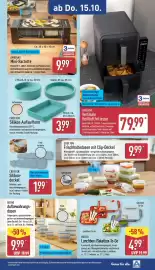 Aldi Nord Prospekt woche 42 Seite 23: CROFTON Silikon-Auflaufform €3,99, ROTHO Lunchbox-/Salatbox-To-Go €4,99
