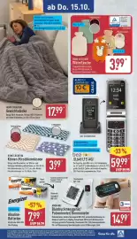 Aldi Nord Prospekt woche 42 Seite 25: AMBIAINO Blutdruckmessgerät/Pulsoximeter/Thermometer €14,99