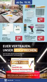 Aldi Nord Prospekt woche 42 Seite 28: HOME CREATION Heißklebepistole/-stifte/Strassstein-Applikator €4,99