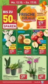 Aldi Nord Prospekt woche 42 Seite 3: Zespri Kiwi Gold €0,59, GARDENLINE Außergewöhnliche Grünpflanze €3,99