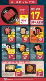 Aldi Nord Prospekt woche 42 Seite 4: Ganzes Hähnchen €5,99, Rinder-Rouladen XXL €12,99