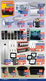 CENTERSHOP Prospekt woche 41 Seite 10: LED-Leuchten €6,99, BLULAXA LED-Flutlicht mit Bewegungsmelder €9,99
