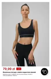 4F gazetka tydzień 40 Strona 2: Biustonosz do jogi z niskim wsparciem damski 4F €79,99