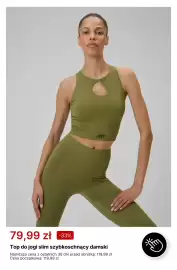 4F gazetka tydzień 40 Strona 8: Top do jogi slim szybkoschnący damski 4F €79,99