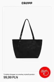 Cropp gazetka Strona 9: Torba shopper z lakierowanym wykończeniem Cropp €119,99