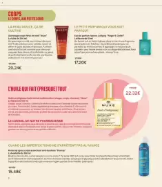 Catalogue Monoprix page 6: Nuxe gommage corps rêve de miel €20,24, Nuxe huile prodigieuse huile seche multifonction €22,32