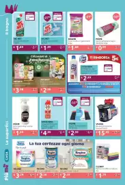 Volantino PiùMe Pagina 20: Vileda Revolution sistema lavapavimenti €15,99, Piùme sacco pattumiera bagno €0,99