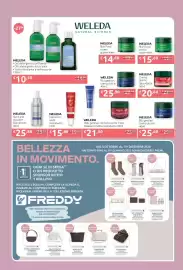 Volantino PiùMe Pagina 25: Weleda crema giorno rassodante €20,60, Weleda Blu gentian crema notte €25,90