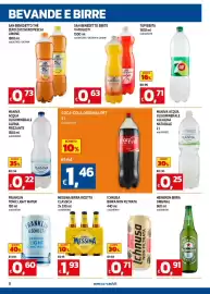 Volantino C+C maxigross Pagina 8: San Benedetto bibite vari gusti €0,63, Birra Messina classica €1,93