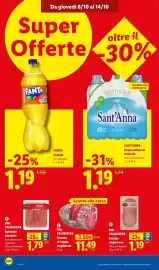 Volantino Lidl settimana 41 Pagina 10: Fanta Orange €1,19, DAL SALUMIERE Trancio di coppa stagionata €11,49