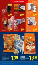 Volantino Lidl settimana 41 Pagina 21: Piatti o bicchieri di carta di Halloween €1,49, Tovaglioli di Halloween €0,99