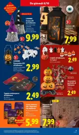 Volantino Lidl settimana 41 Pagina 23: Catena luminosa LED o Ragnatela LED Halloween €5,99