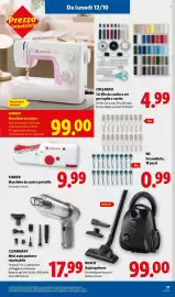 Volantino Lidl settimana 41 Pagina 37: CLEANmaxx Mini aspirapolvere ricaricabile €17,99, W5 Set mollette, 18 pezzi €0,99