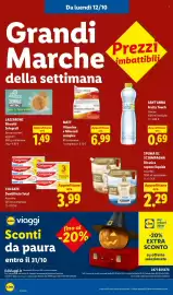 Volantino Lidl settimana 41 Pagina 50: Sant'Anna Fruity Touch €0,69, SPUMA DI SCIAMPAGNA Ricarica sapone liquido €2,29