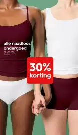 HEMA folder week 41 Pagina 5: alle naadloos ondergoed XS t/m XXL M.U.v. bh's. 30% korting
