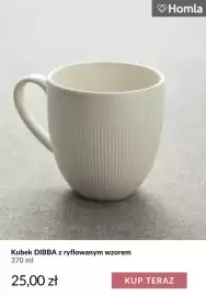 Homla gazetka tydzień 41 Strona 3: Kubek Dibba z ryflowanym wzorem 370 ml Homla €25,00
