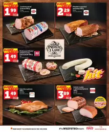 Topaz gazetka tydzień 41 Strona 15: Polędwica sopocka Pekpol €2,29, Kiszka pasztetowa €1,49