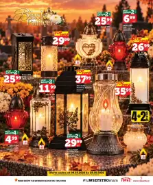 Topaz gazetka tydzień 41 Strona 3: Znicz Z-204 Amikus €4,99, Znicz lampion Polo Abramowski €29,99