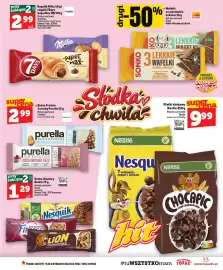 Topaz gazetka tydzień 41 Strona 33: Baton zbożowy Nesquik Nestle €1,29, Płatki zbożowe Nesquik Nestle €9,99