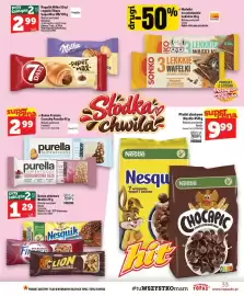 Topaz gazetka tydzień 41 Strona 33: Baton zbożowy Nesquik Nestle €1,29, Płatki zbożowe Nesquik Nestle €9,99