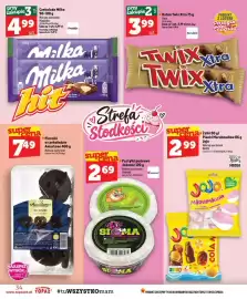 Topaz gazetka tydzień 41 Strona 34: Pastylki pudrowe Jedność €2,69, Baton Twix Xtra €3,99