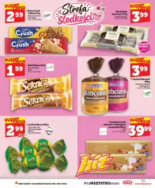 Topaz gazetka tydzień 41 Strona 35: Czekolada Lindt mleczna z rodzynkami i orzechami €39,99