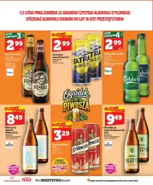 Topaz gazetka tydzień 41 Strona 40: Piwo Królewskie €3,29, Piwo Mlecyk Pszeniczne Ale Brofaktura €9,49