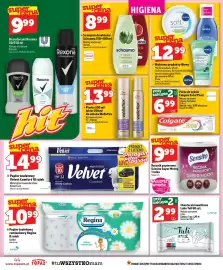 Topaz gazetka tydzień 41 Strona 44: Lakier do włosów Wellaflex €13,99, Dezodorant Rexona Men Quantum Dry €9,99