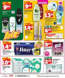 Topaz gazetka tydzień 41 Strona 44: Lakier do włosów Wellaflex €13,99, Dezodorant Rexona Men Quantum Dry €9,99
