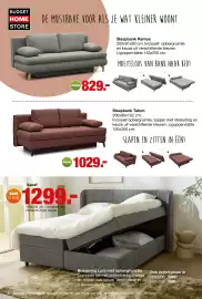 Budget Home Store folder Pagina 2: Budget Home Store Boxspring Lyra €1.299,00, Slapbank Tatum €1.029,00