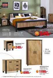 Budget Home Store folder Pagina 4: Budget Home Store Ledikant Fiona €549,00, Nachtkastje Fiona €249,00