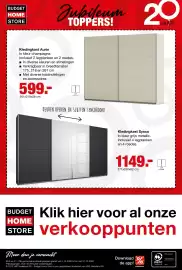 Budget Home Store folder Pagina 8: Kledingkast Aureie €599,00, Kledingkast Synco €1.149,00