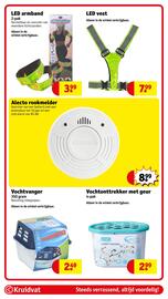 Kruidvat folder Pagina 94: Alecto rookmelder €8,99, LED vest €7,99