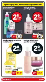 Kruidvat folder Pagina 21: Garnier micellair water met vitamine c €11,99, Kruidvat skin science gezichtsverzorging €13,49