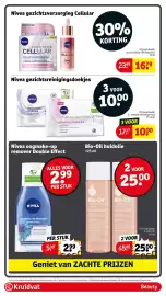Kruidvat folder Pagina 22: Nivea gezichtsreinigingsdoekjes €10,00, Nivea gezichtsverzorging Cellular €16,79