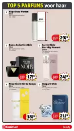 Kruidvat folder Pagina 29: Calvin klein eternity moment €24,99, Hugo Boss Woman €29,99