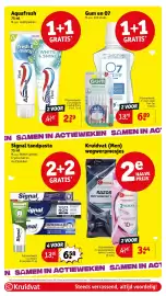 Kruidvat folder Pagina 33: Gum rager Trav-Ler €6,89, Signal tandpasta €6,58