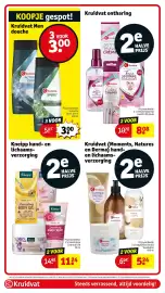 Kruidvat folder Pagina 40: Kneipp hand- en lichaamsverzorging €11,24, Kruidvat hand- en lichaamsverzorging €5,24